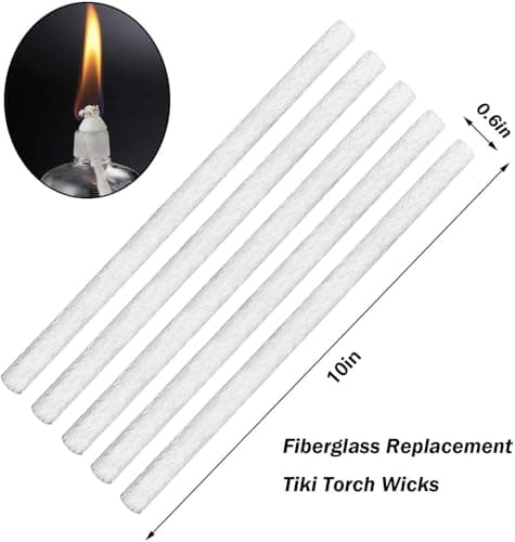 Aoutacc Citronella Garden Torch with Fiberglass Wick (4-Pack) thumbnail 2