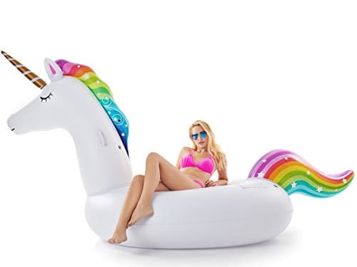 Jasonwell Giant Inflatable Unicorn Pool Float thumbnail 5