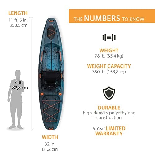 Lifetime Yukon Angler 116 Fishing Kayak thumbnail 2