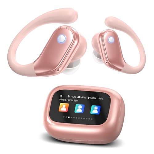 jaddsa Wireless Earbuds, 2026 ENC Noise Cancelling Ear Buds with Smart Touchscreen