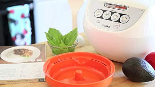 Tiger JBV-A10U 5.5-Cup Micom Rice Cooker with Tacook Steamer thumbnail 3
