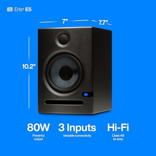PreSonus Eris E5 XT Studio Monitor thumbnail 5