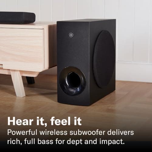 YAMAHA SR-B40A Dolby Atmos Sound Bar with Wireless Subwoofer, Black thumbnail 3