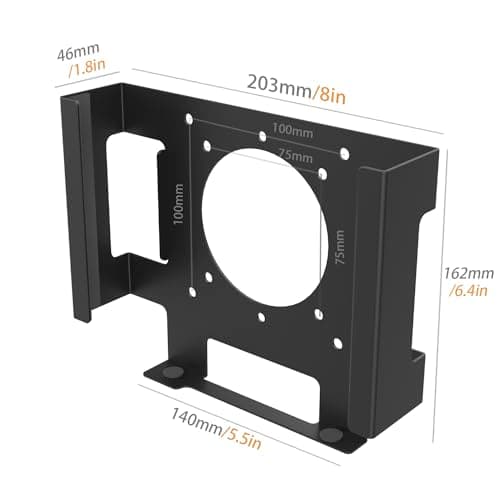 bylitco Monitor Vesa Mount or Under Desk Holder for Mac mini 2018 thumbnail 2