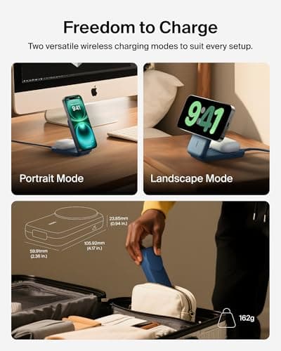Belkin BoostCharge Pro 2-in-1 Magnetic Charger Stand thumbnail 5