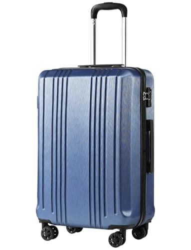 Coolife Luggage Expandable Suitcase PC+ABS Spinner 20-Inch - image 1