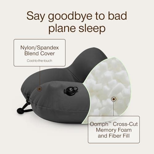Coop Home Goods AirJustable Travel Neck Pillow thumbnail 5