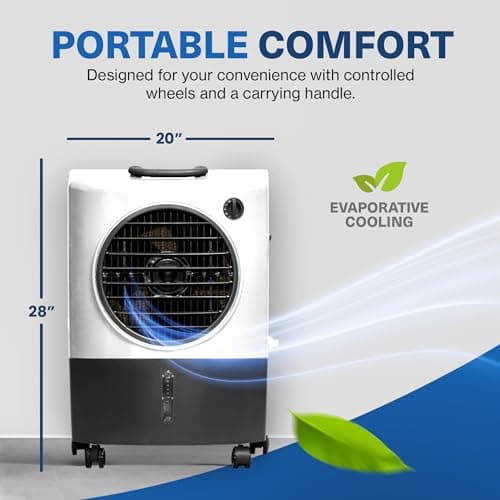 Hessaire MC18M 1,300 CFM Evaporative Air Cooler thumbnail 4