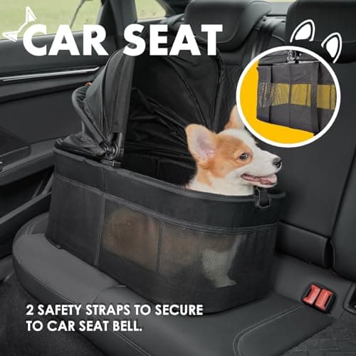 Zoosky 3-in-1 Pet Stroller with Removable Carrier thumbnail 4