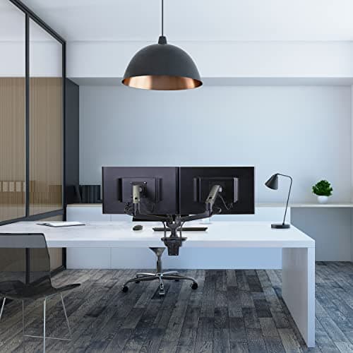 Ergotron LX Dual Monitor Arm, Matte Black thumbnail 5