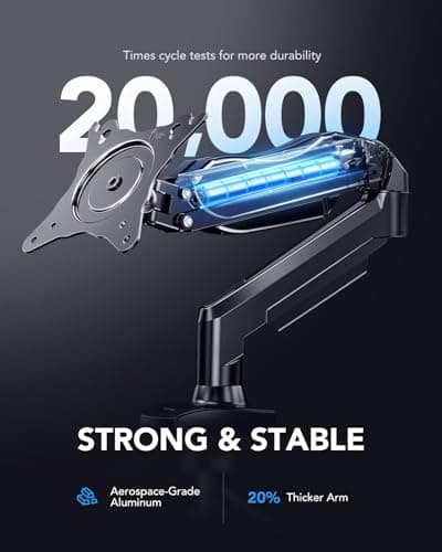 HUANUO FlowLift Single Monitor Arm thumbnail 3