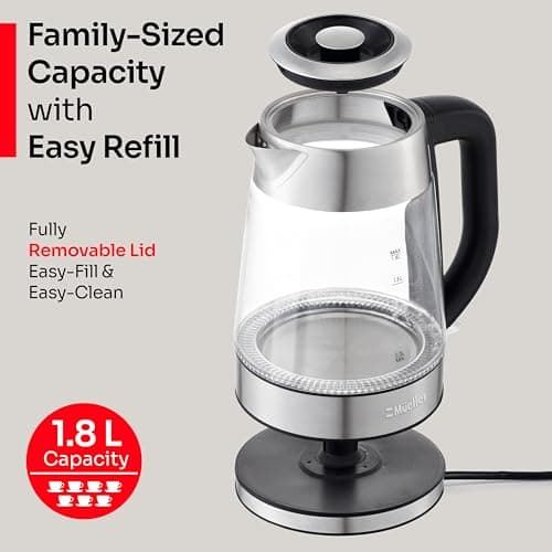 MUELLER HOME Rapid Boil Electric Tea Kettle 1.8L thumbnail 3