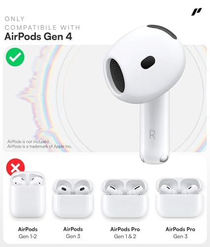 Proof Labs 4 Pairs AirPods 4 Ear Hooks Covers with Pouch thumbnail 2