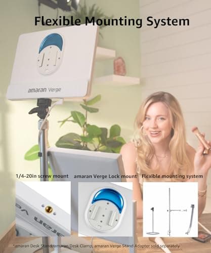 amaran Verge Edge-Lit Rectangular LED Panel Light thumbnail 3