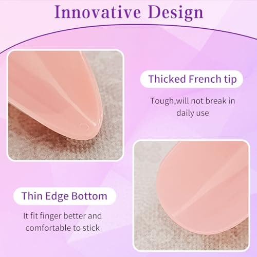 Static Nails Reusable Pop-On Manicure - Blended French Sunset thumbnail 5