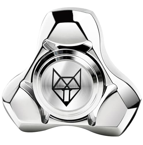 FREELOVE Metal Fidget Spinner - Stainless Steel Fox - image 1