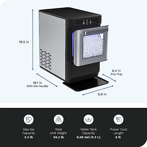 hOmeLabs Chewable Nugget Ice Maker thumbnail 3
