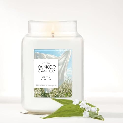 Yankee Candle Clean Cotton & Citronella Outdoor Candle thumbnail 4