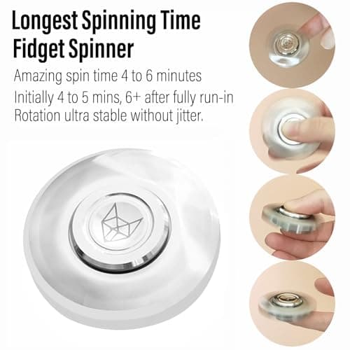 FREELOVE Metal Fidget Spinner - Stainless Steel Fox thumbnail 4