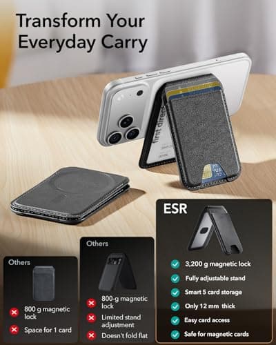 ESR HaloLock MagSafe Wallet Stand for iPhone thumbnail 2