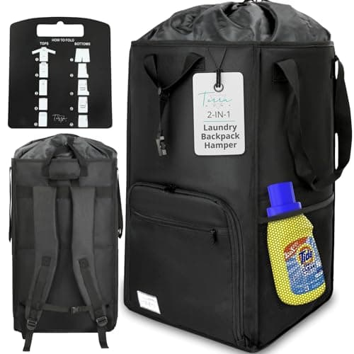 The Fine Living Co. Backpack Laundry Bag Hamper - image 1
