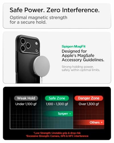 Spigen Tough Armor T MagFit for iPhone 17 Pro / 18 Pro Case, Black thumbnail 5