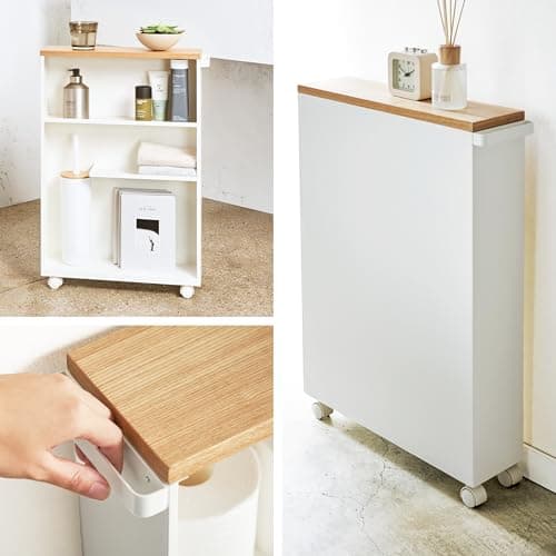 Yamazaki Home Tower Rolling Storage Cart thumbnail 4