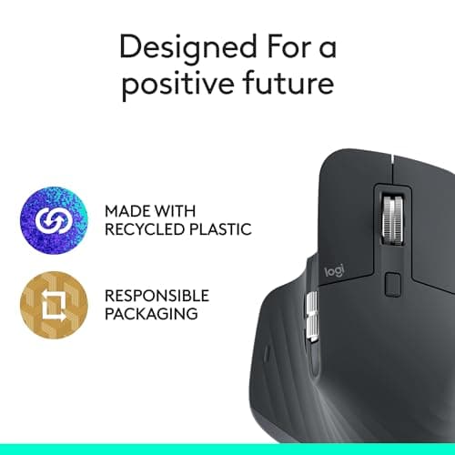 Logitech MX Master 3S for Mac Wireless Mouse thumbnail 5