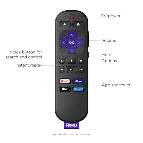Roku Express 4K+ | Roku Streaming Device 4K/HDR with Voice Remote thumbnail 4