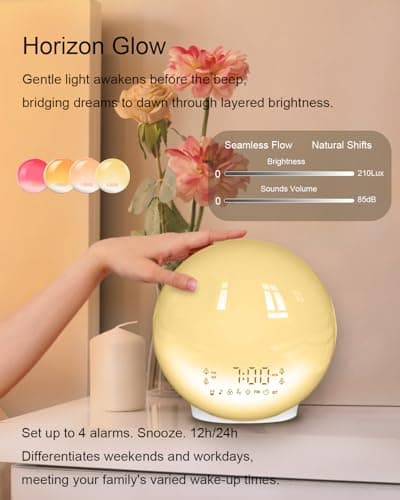 HeimVision A80S Smart Sunrise Alarm Clock thumbnail 4