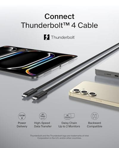 Belkin Connect Thunderbolt 4 Cable (2m) thumbnail 2