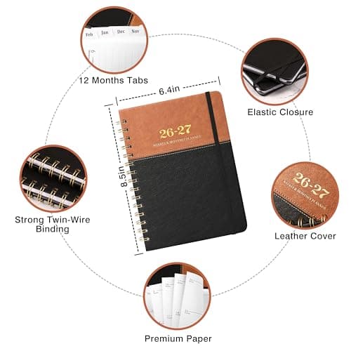 Planner 2026-2027 - Weekly Monthly Planner 2026-2027, 6.1'' x 8.3'' thumbnail 3