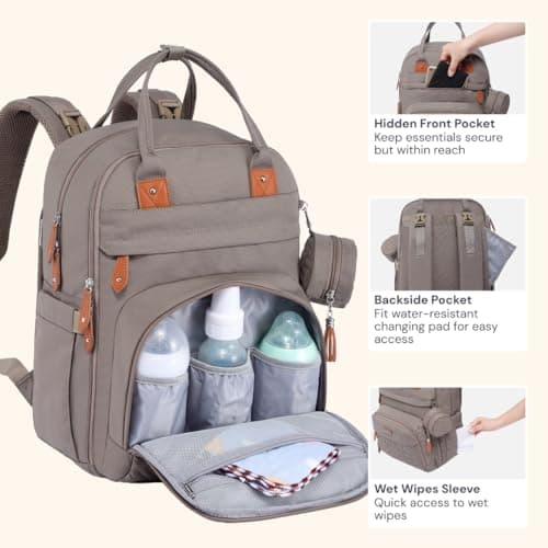 HaloVa Diaper Bag Multi-Function thumbnail 5