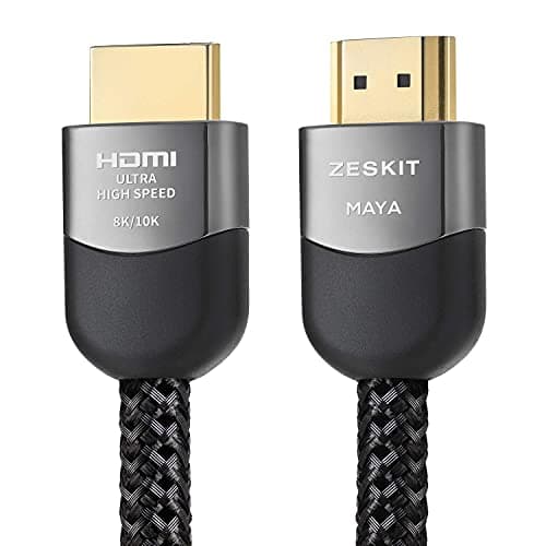 Zeskit Maya 8K 48Gbps Certified Ultra High Speed HDMI 2.1 Cable 6.5ft, 4K120 8K60 144Hz eARC HDR HDCP 2.2 2.3 Compatible with Apple TV 4K, PS5, Xbox Series X, RTX 4090 thumbnail 5