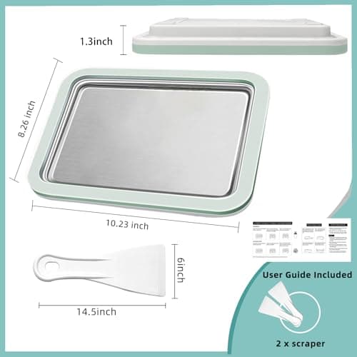 XTQINJIN Rolled Ice Cream Maker Stainless Steel Pan thumbnail 3