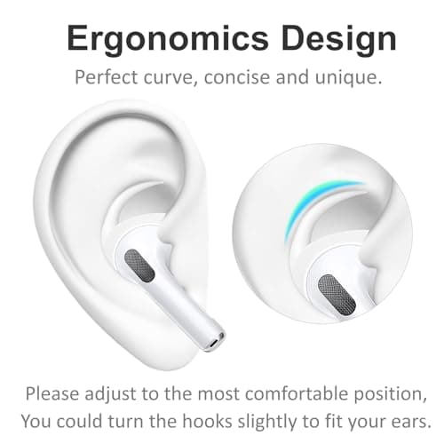 A-Focus Anti-Slip Silicone Ear Hook Wings for AirPods 4 thumbnail 3