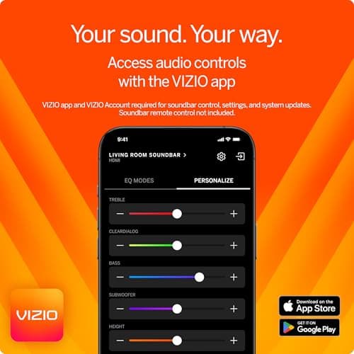 VIZIO Elevate Sound Bar for TV, Home Theater Surround Sound System with Subwoofer and Bluetooth, P514a-H6 5.1.4 thumbnail 5