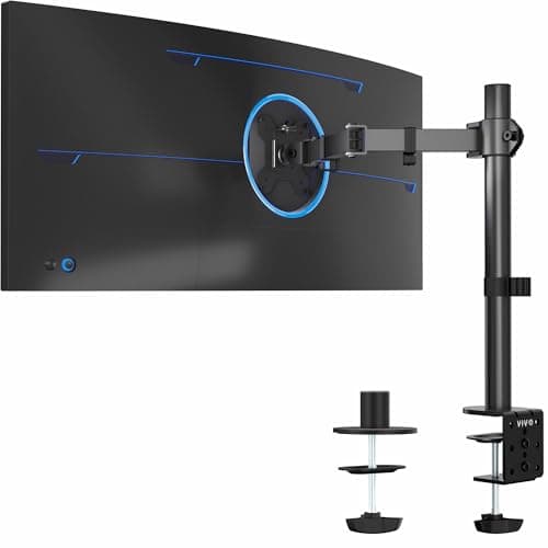 VIVO Single Monitor Arm, Ultrawide Desk Mount (STAND-V001) - image 1