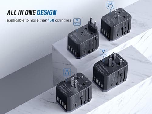 EPICKA Universal Travel Adapter TA-105 (USB-C + 4 USB-A) thumbnail 4