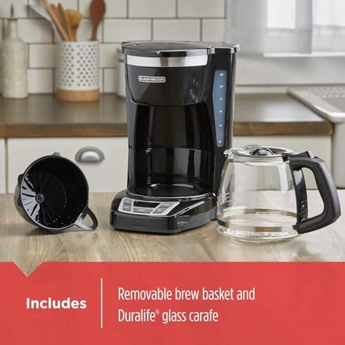 BLACK+DECKER 12-Cup Programmable Coffee Maker CM4000S thumbnail 3