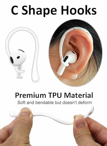 A-Focus Anti-Slip Silicone Ear Hook Wings for AirPods 4 thumbnail 5