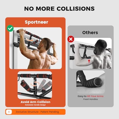 Sportneer 2026 Upgraded Pull Up Bar for Doorway thumbnail 2