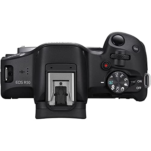 Canon EOS R50 APS-C Mirrorless Camera with RF-S 18-45mm Lens (Black) thumbnail 4