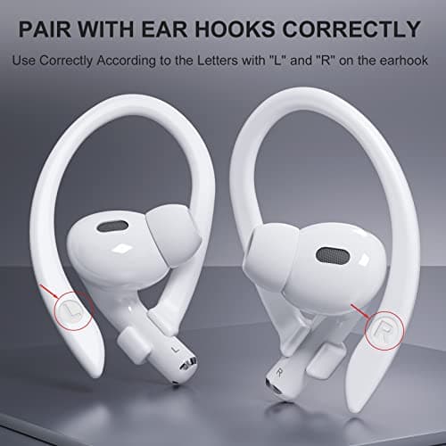ICARERSPACE 2 Pairs AirPods Ear Hooks thumbnail 4