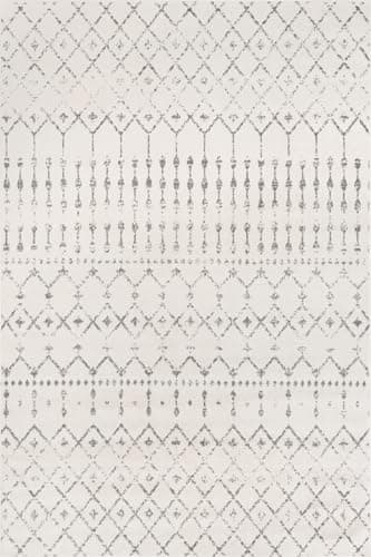 nuLOOM Moroccan Blythe Area Rug (8x10, Grey) thumbnail 3