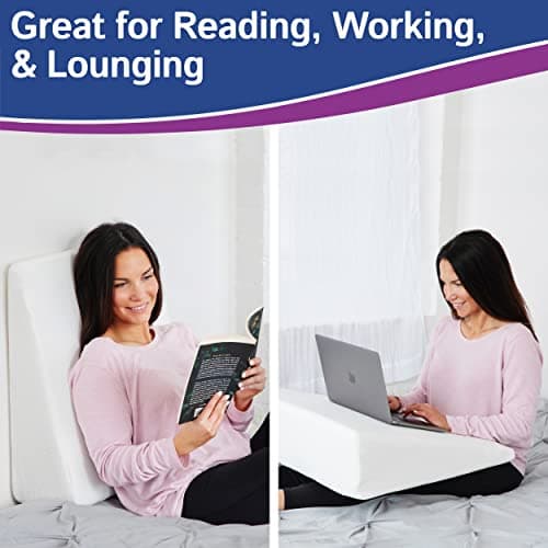 Ebung Bed Wedge Pillow with Memory Foam Top thumbnail 4