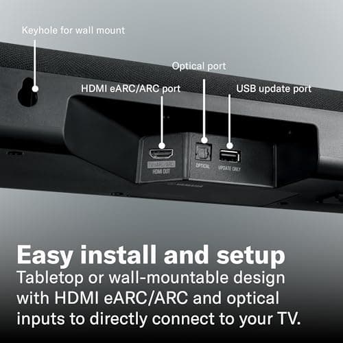 YAMAHA SR-B40A Dolby Atmos Sound Bar with Wireless Subwoofer, Black thumbnail 5