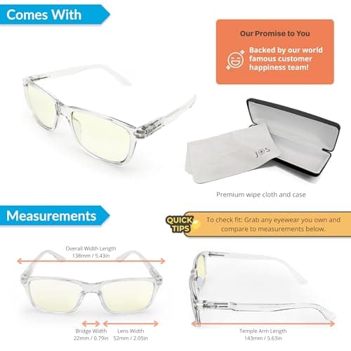J+S Vision Blue Light Shield Computer Glasses thumbnail 4