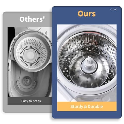 BOOMJOY Spin Mop and Bucket with Wringer Set thumbnail 3