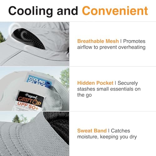 GearTOP UPF 50+ Wide Brim Sun Hat thumbnail 4